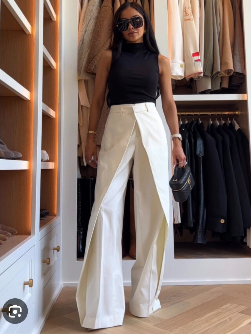 Zara Front Pleated Pants Crwam Size Xs NWT